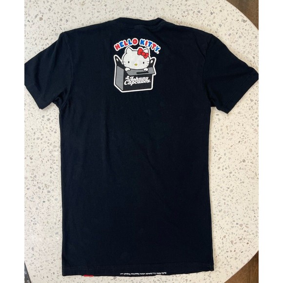 Vtg Johnny Cupcakes Women Medium Black TShirt Hello Kitty Streetwear Kawaii Cute - Picture 5 of 11